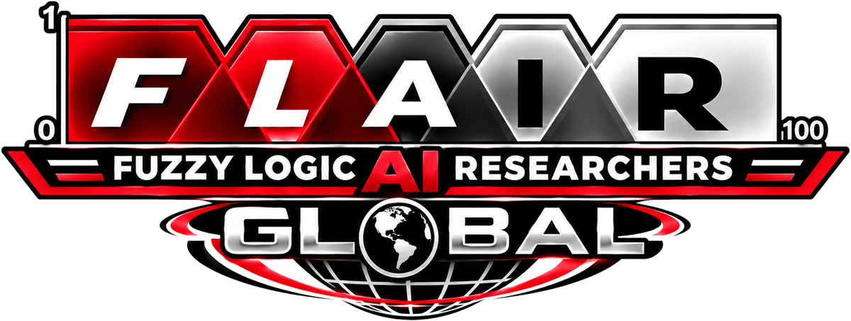FLAIR Global wordmark. Go to About.